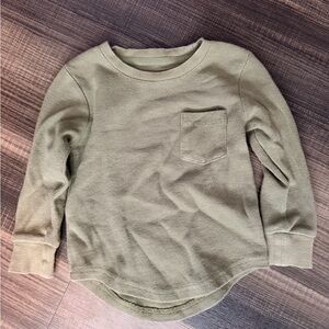 Little Bipsy Olive Green Kids Long Sleeve Shirt